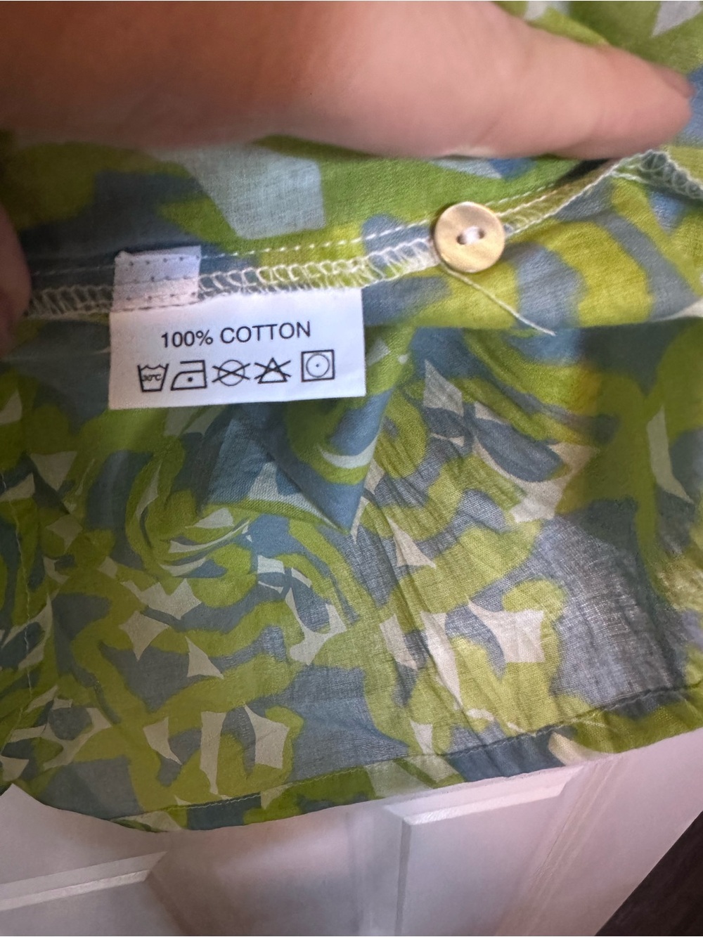 bluTHREADS by rockflowerpaper 100% Cotton Printed Tunic Top Size Medium - Picture 4 of 8